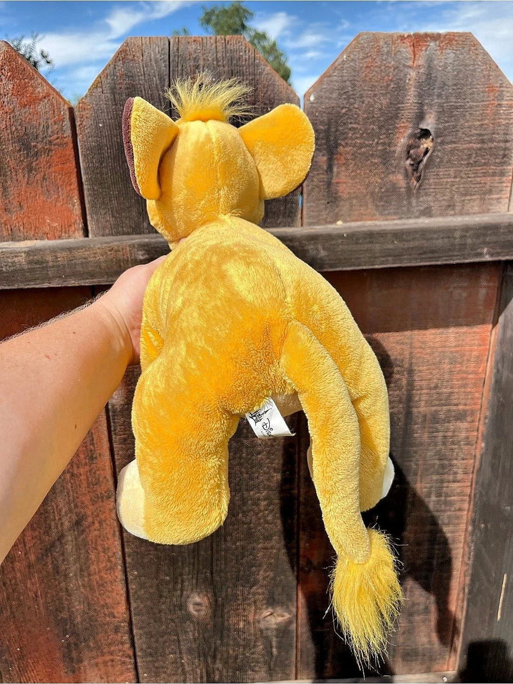 Disney Parks Simba Plush Lion Yellow - Picture 4 of 5